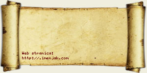 Anđela Janičić vizit kartica